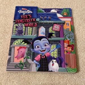 Disney Vampirina Lift-the-Flap Book with Blue and Purple Cover
